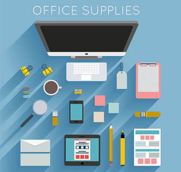 办公用品矢量图 提升现代办公效率与美学的关键工具